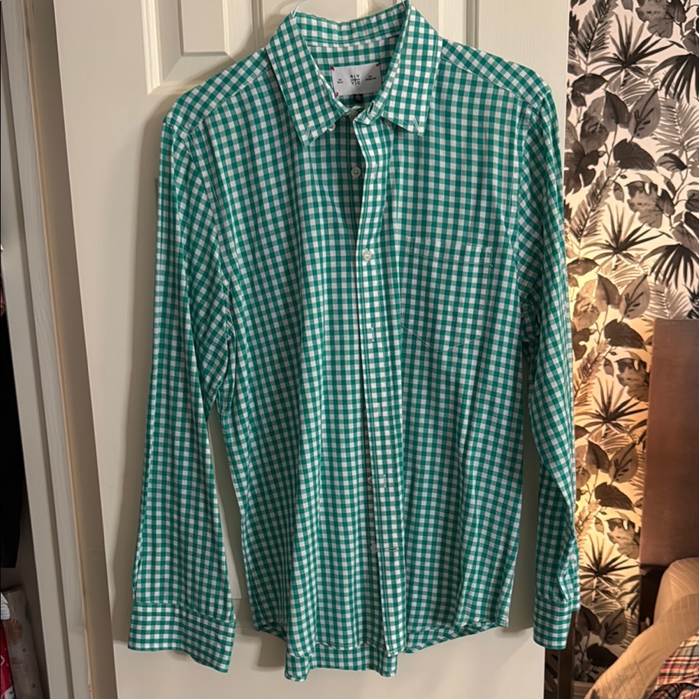 Men's Green Checkered Shirt